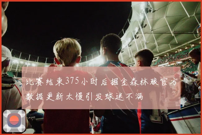 比赛结束375小时后掘金森林狼官方数据更新太慢引发球迷不满